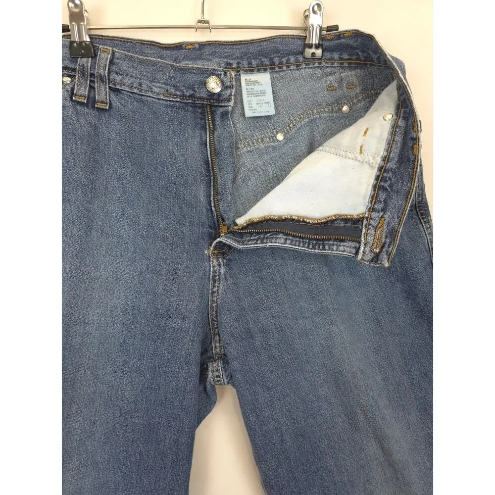 Rockies Denim Capri Bareback High Rise Front Pockets‎ Women 15 Blue Jeans Vtg
